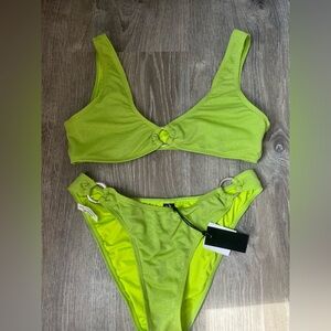 Kendall and Kylie  Green Women's Bikini Set
